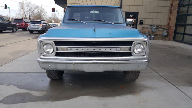 1970 Blue Chevrolet C-10