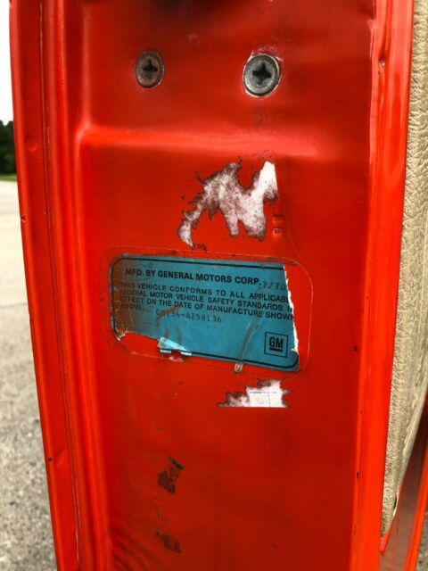 1970 Orange Chevrolet C-10 Standard Cab Pickup