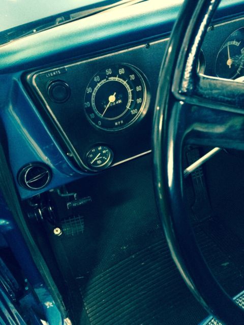 1970 Blue Chevrolet C-10 Standard Cab Pickup