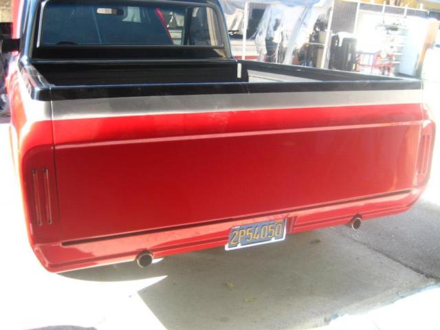 1970 Black/Red/Silver Chevrolet C-10 Short bed