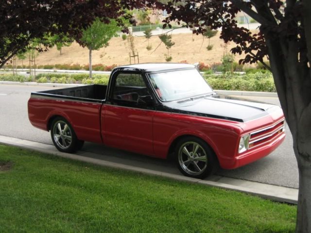 1970 Black/Red/Silver Chevrolet C-10 Short bed