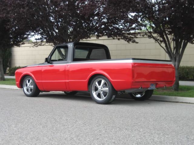 1970 Black/Red/Silver Chevrolet C-10 Short bed