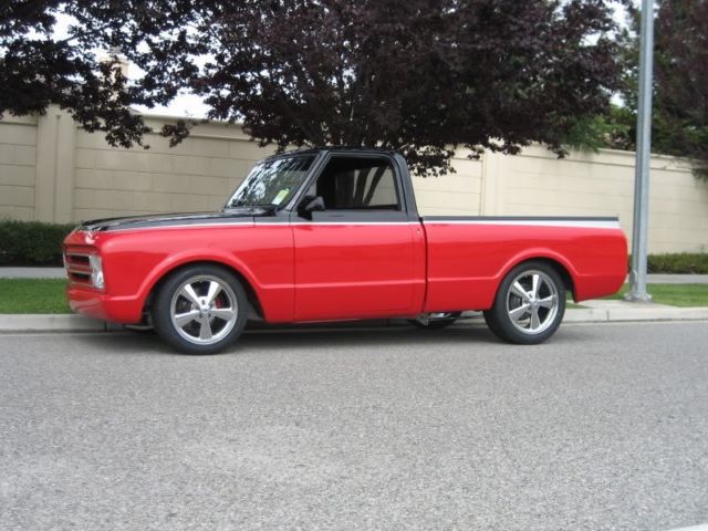 1970 Black/Red/Silver Chevrolet C-10 Short bed