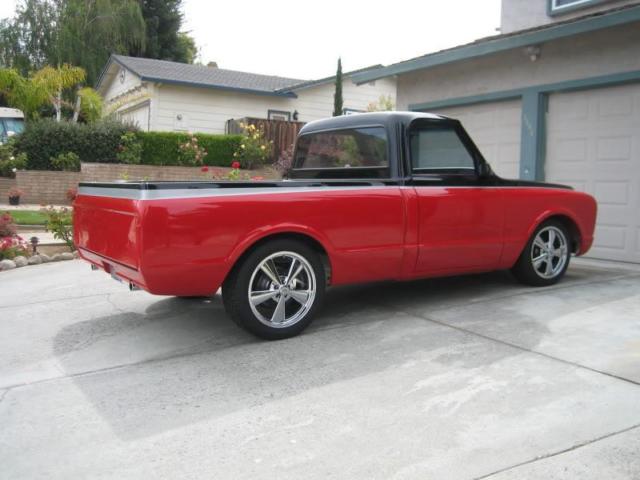 1970 Black/Red/Silver Chevrolet C-10 Short bed