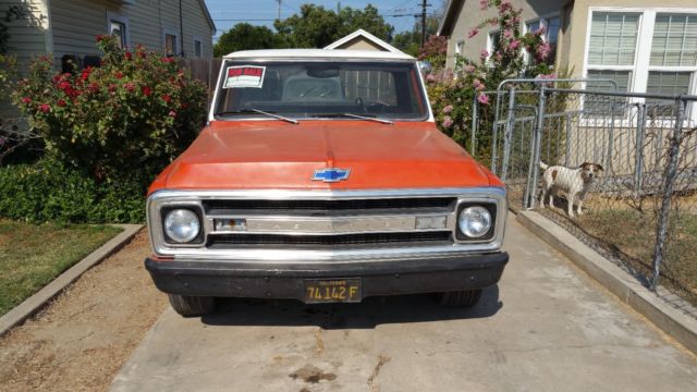 1970 Orange Chevrolet Other Pickups Standard Cab Pickup