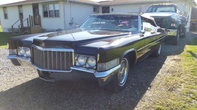 1970 Brown Cadillac DeVille Convertible