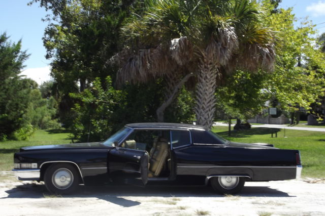 1970 Black Cadillac DeVille Coupe