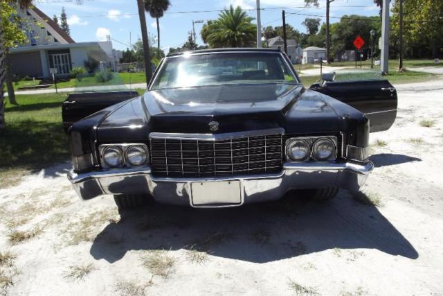 1970 Black Cadillac DeVille Coupe