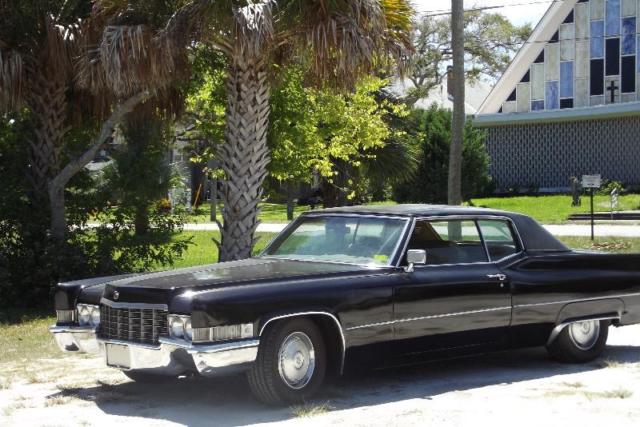 1970 Black Cadillac DeVille Coupe