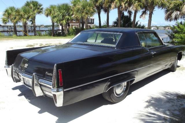 1970 Black Cadillac DeVille Coupe