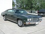 1970 Green Chevrolet Malibu Coupe