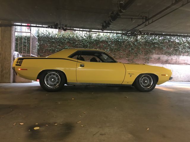 1970 LEMON TWIST Plymouth Barracuda Coupe