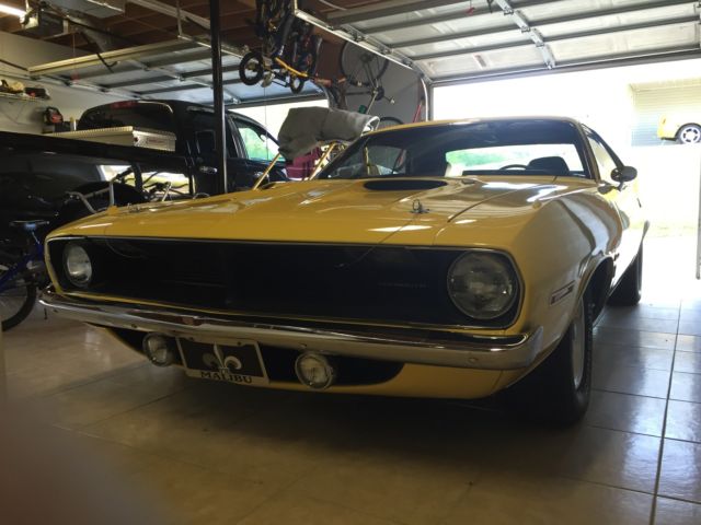 1970 LEMON TWIST Plymouth Barracuda Coupe