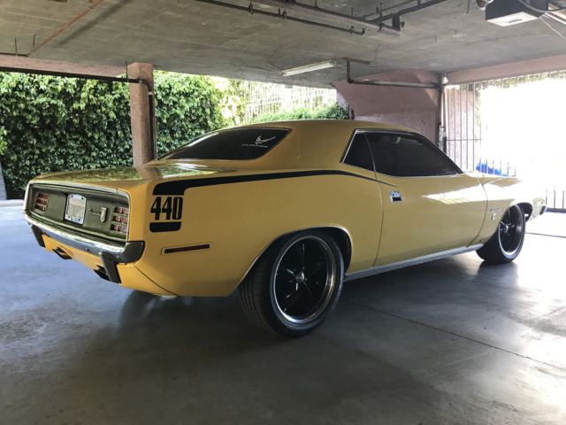 1970 LEMON TWIST Plymouth Barracuda Coupe