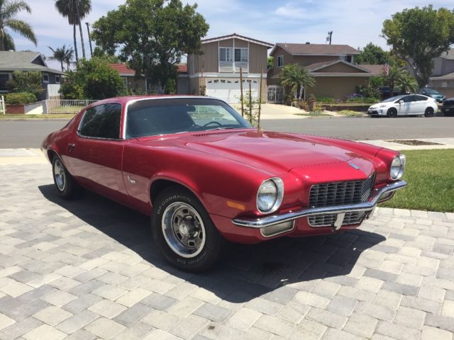 1970 red Chevrolet Camaro Coupe