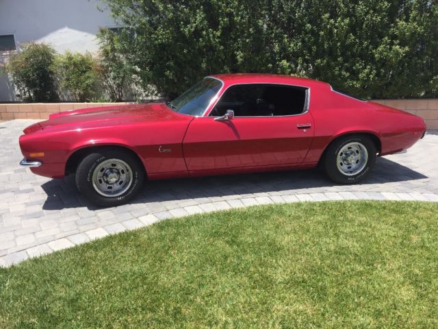 1970 red Chevrolet Camaro Coupe