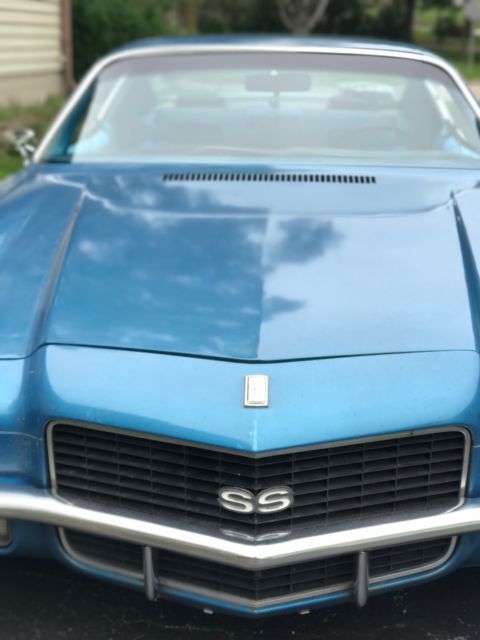 1970 Blue Chevrolet Camaro Coupe