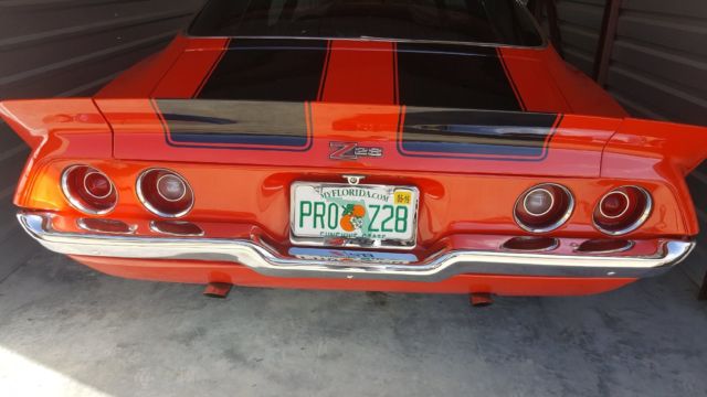 1970 Orange Chevrolet Camaro Coupe