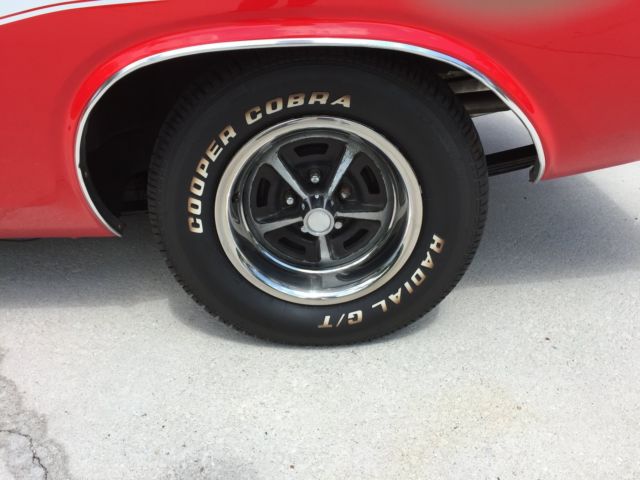 1970 Red Dodge Challenger Convertible