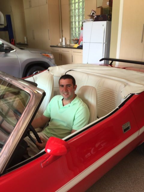 1970 Red Dodge Challenger Convertible