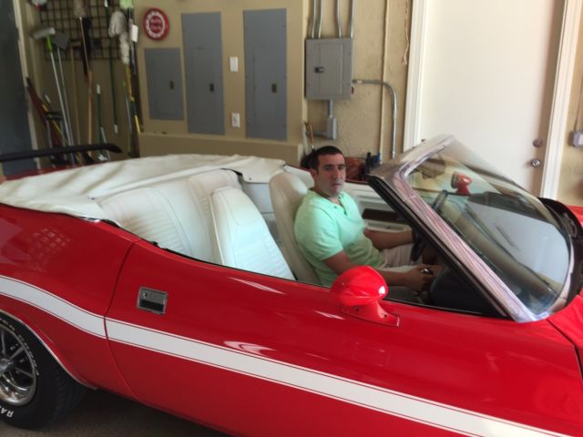 1970 Red Dodge Challenger Convertible