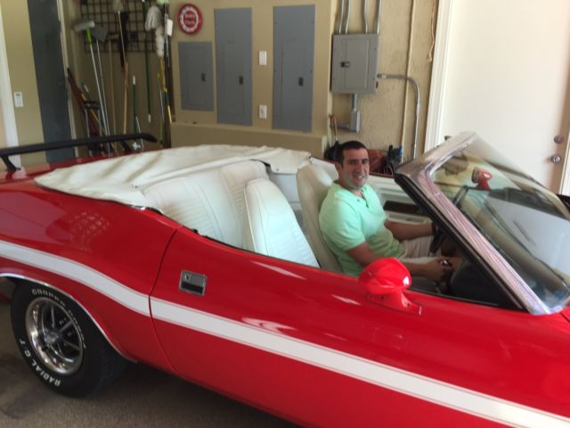 1970 Red Dodge Challenger Convertible