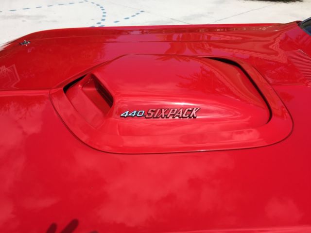 1970 Red Dodge Challenger Convertible