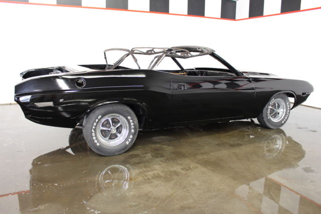 1970 Black Dodge Challenger Convertible