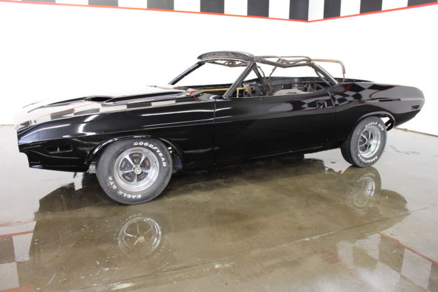 1970 Black Dodge Challenger Convertible