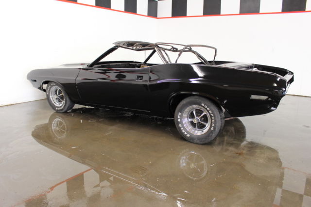 1970 Black Dodge Challenger Convertible
