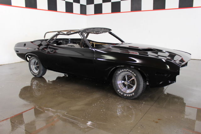 1970 Black Dodge Challenger Convertible