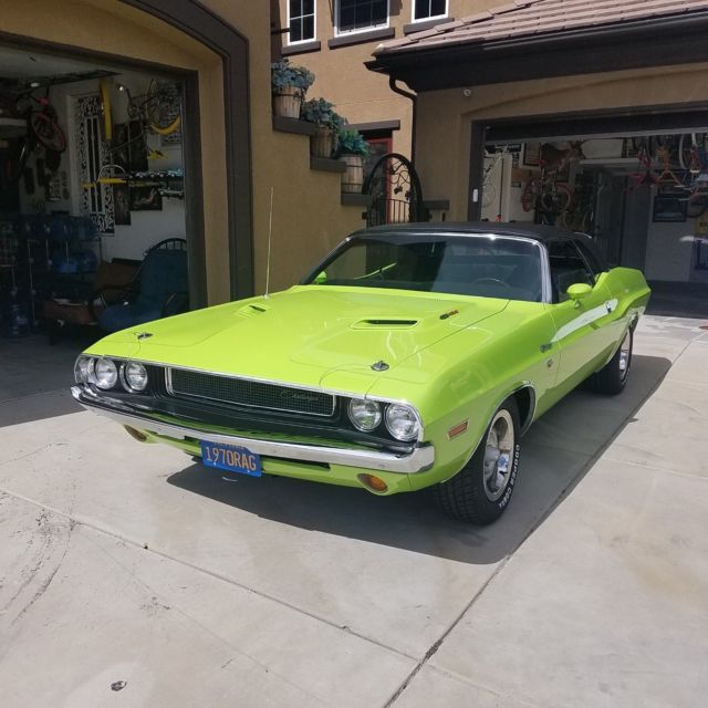 1970 SUBLIME GREEN Dodge Challenger Convertible