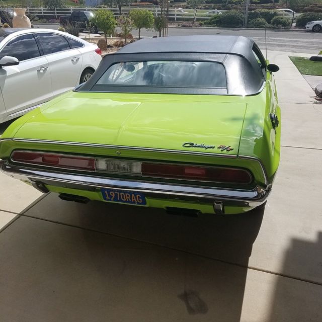 1970 SUBLIME GREEN Dodge Challenger Convertible