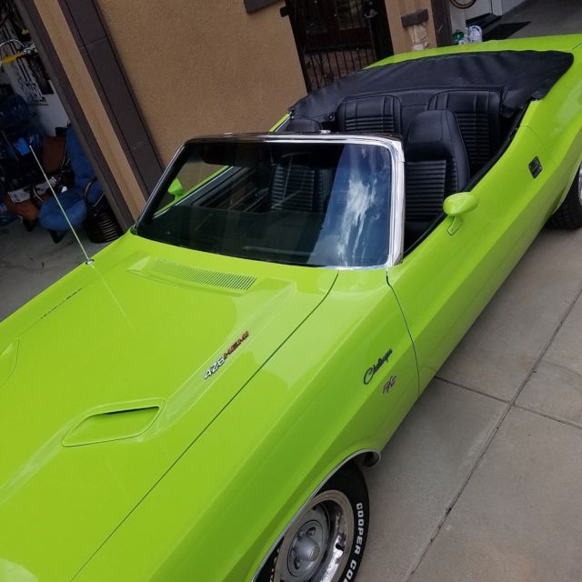 1970 SUBLIME GREEN Dodge Challenger Convertible