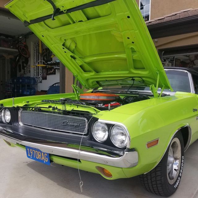 1970 SUBLIME GREEN Dodge Challenger Convertible