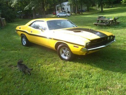 1970 Yellow Dodge Challenger Coupe
