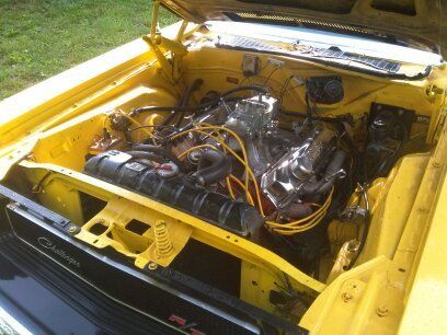 1970 Yellow Dodge Challenger Coupe