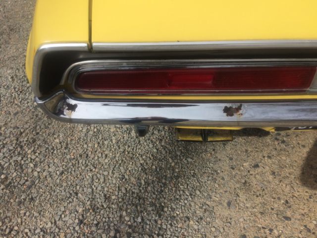 1970 Yellow Dodge Challenger Coupe