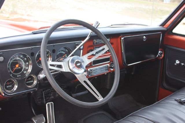 1970 Corvette Sunburst Orange Chevrolet C-10 Short Wide Bed