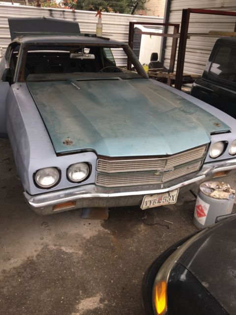 1970 Gray Chevrolet Chevelle Coupe