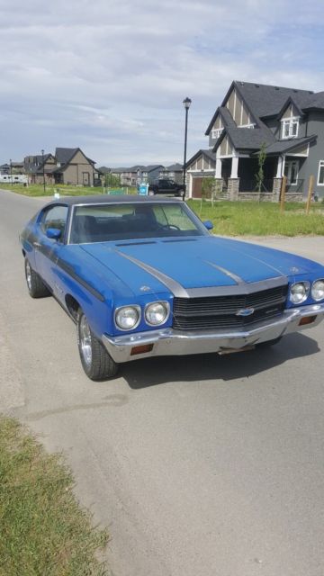1970 Blue Chevrolet Chevelle Coupe