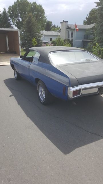 1970 Blue Chevrolet Chevelle Coupe