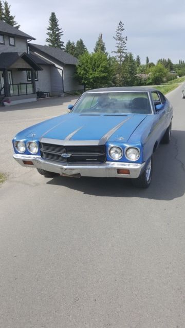 1970 Blue Chevrolet Chevelle Coupe