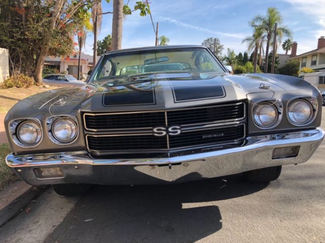 1970 Gray Chevrolet Chevelle Coupe