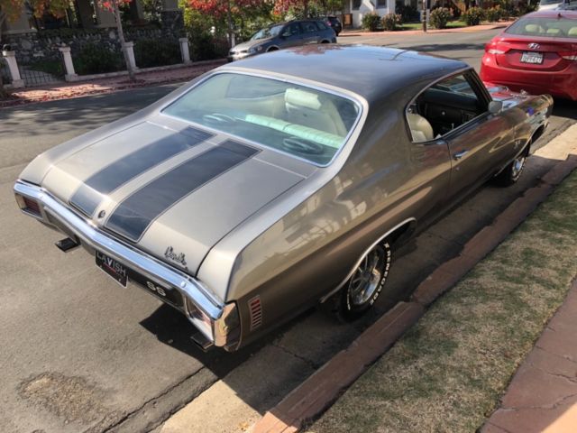 1970 Gray Chevrolet Chevelle Coupe