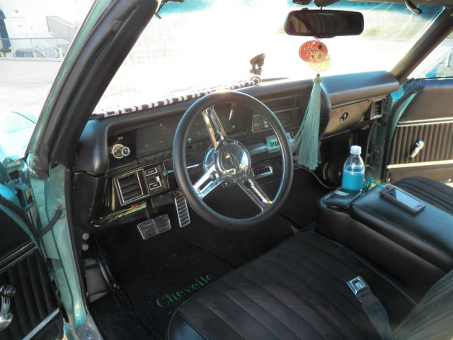 1970 Teal Blue Green Chevrolet Chevelle Coupe