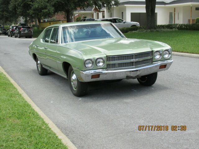 1970 Green Chevrolet Chevelle 4 Door