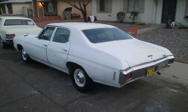 1970 White Chevrolet Chevelle