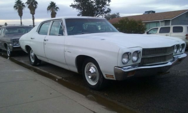 1970 White Chevrolet Chevelle
