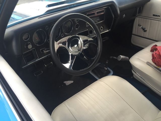 1970 Blue Chevrolet Chevelle Convertible